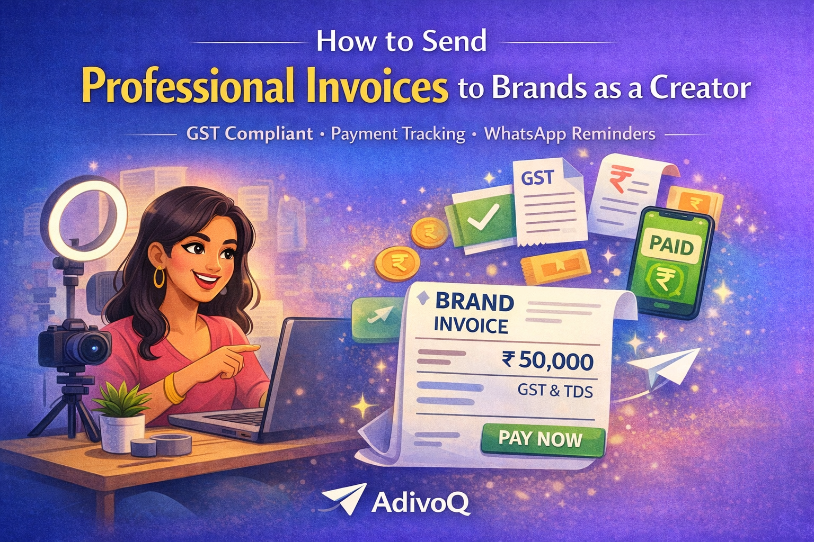 How to Send Professional Invoices to Brands as a Creator